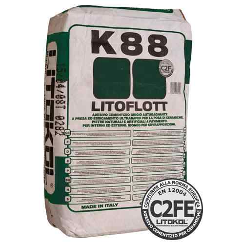 LITOFLOTT K88 - текучий клей быстрого схватывания. K880025