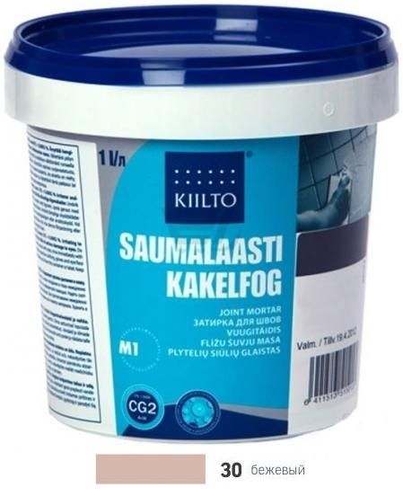 Фуга Kiilto Saumalaasti 1-6mm (30 бежевая)