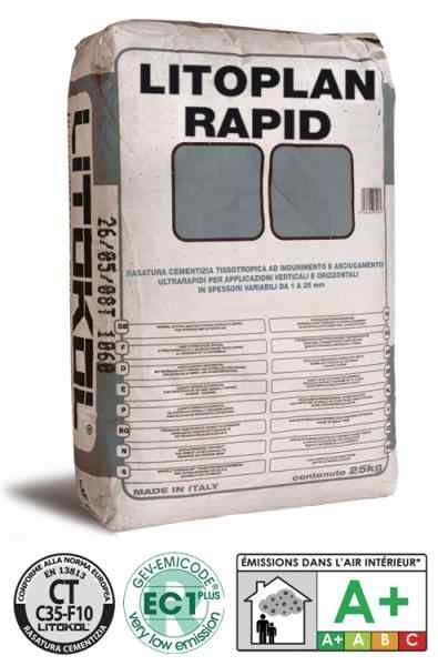 LITOPLAN RAPID - штукатурка быстрого схватывания и высыхания. LPLN0025 
